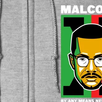 MALCOLM X NECESSARY Full Zip Hoodie