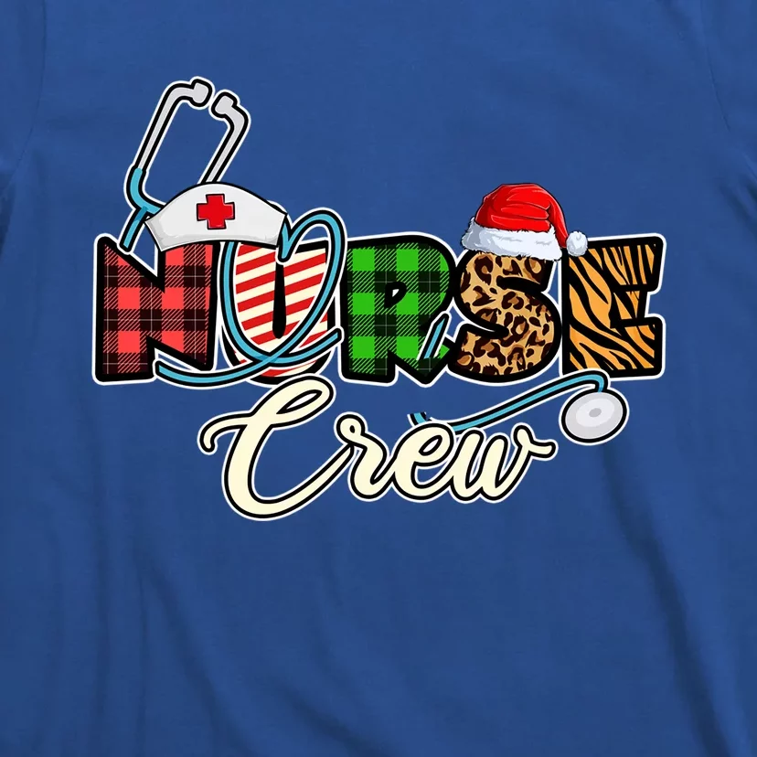 Matching Xmas Nurse Crew Gift Nursing Christmas Gift T-Shirt