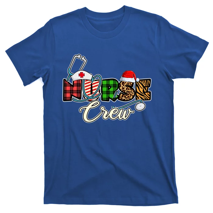 Matching Xmas Nurse Crew Gift Nursing Christmas Gift T-Shirt