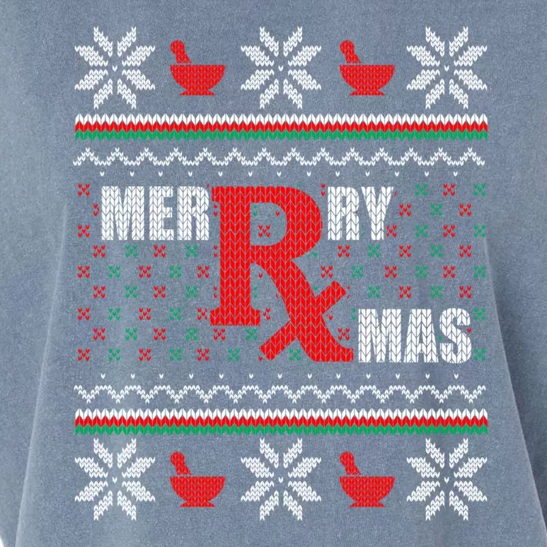 Merry Xmas Pharmacist Gift Garment-Dyed Women's Muscle Tee