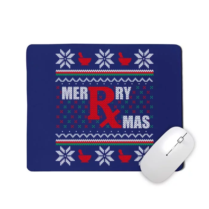 Merry Xmas Pharmacist Gift Mousepad