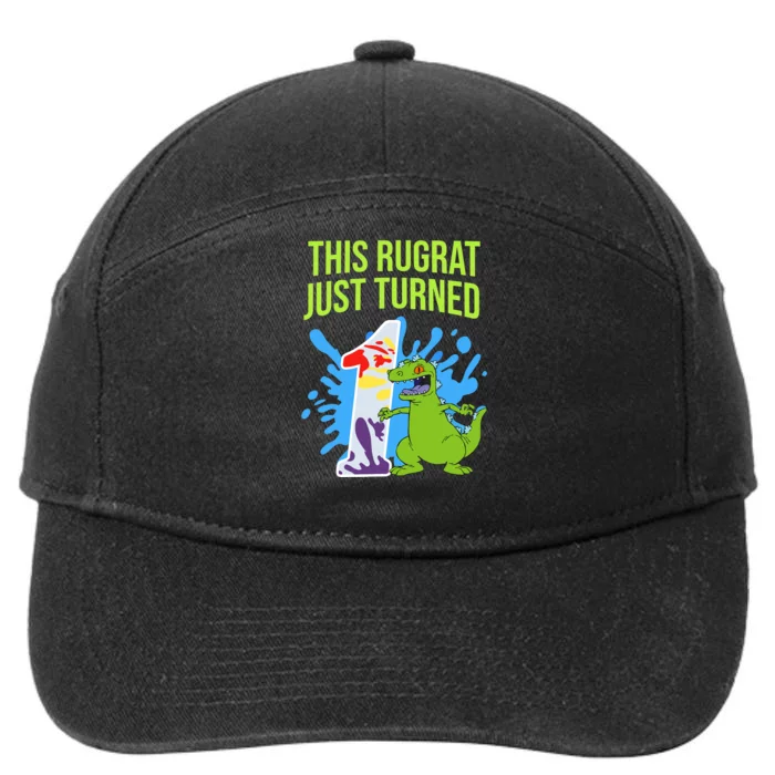 Mademark X Rugrats This Rugrat Just Turned 1 1st Birthday 7-Panel Snapback Hat