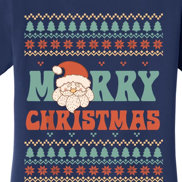 Merry Xmas Santa Ugly Christmas Women's T-Shirt