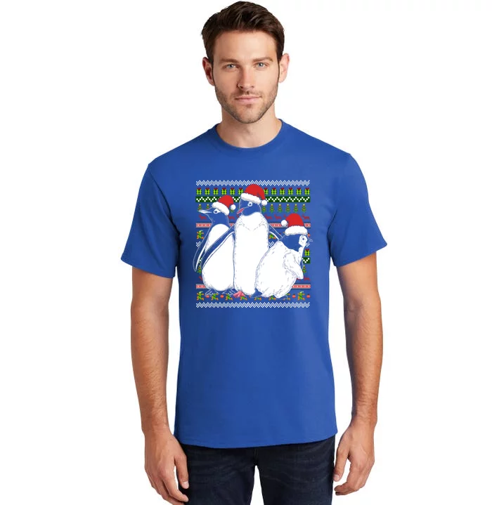 Merry Xmas Ugly Christmas Antarctica Animal Lover Penguin Meaningful Gift Tall T-Shirt