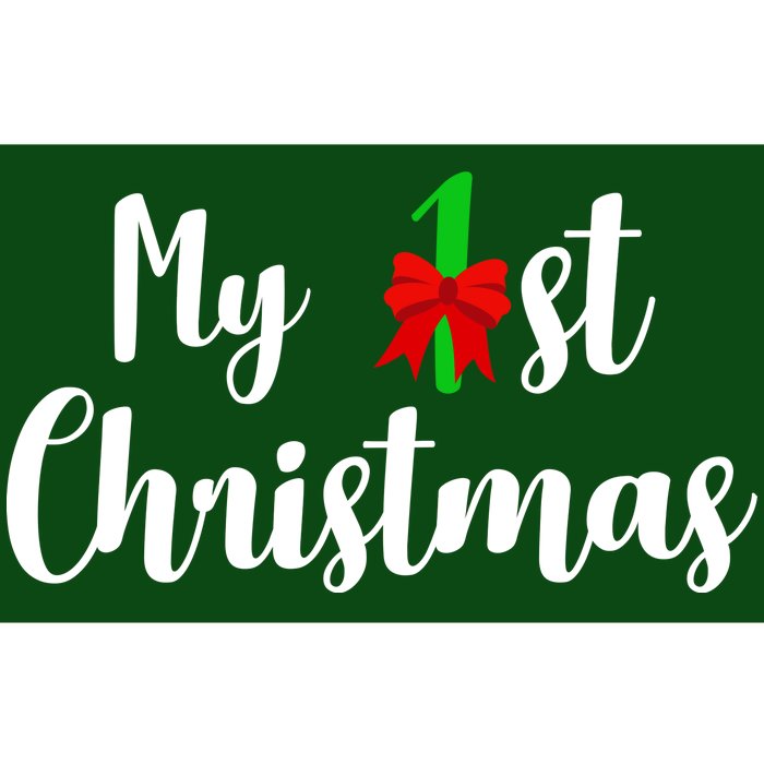 My 1st Christmas Bumper Sticker