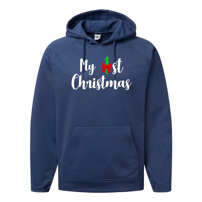 My 1st Christmas Performance Fleece Hoodie