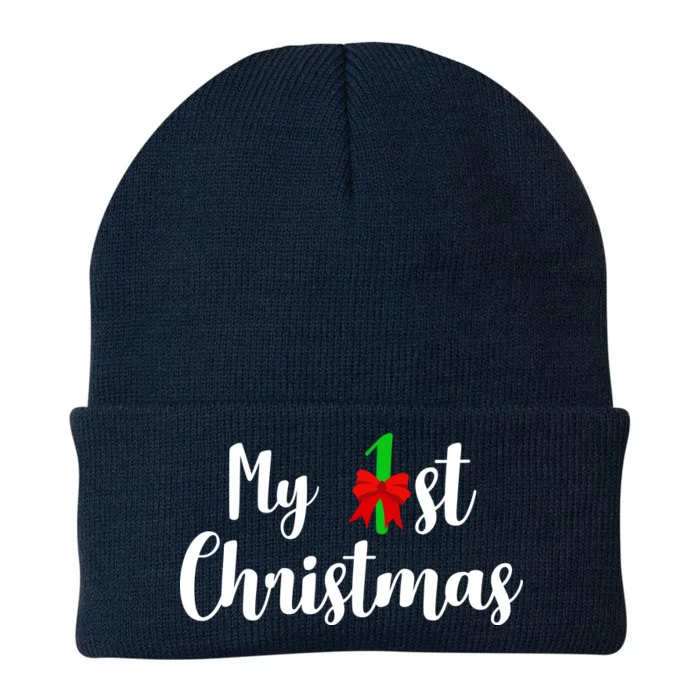 My 1st Christmas Knit Cap Winter Beanie