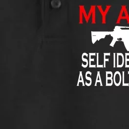 My AR-15 Self Identifies As A Bolt Action Dry Zone Grid Performance Polo