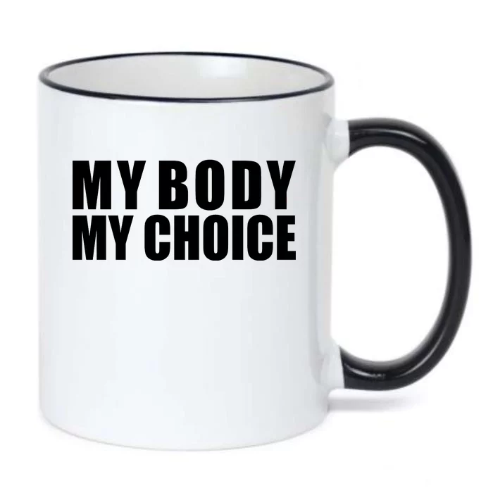 My Body My Choice Anti Donald Trump Black Color Changing Mug