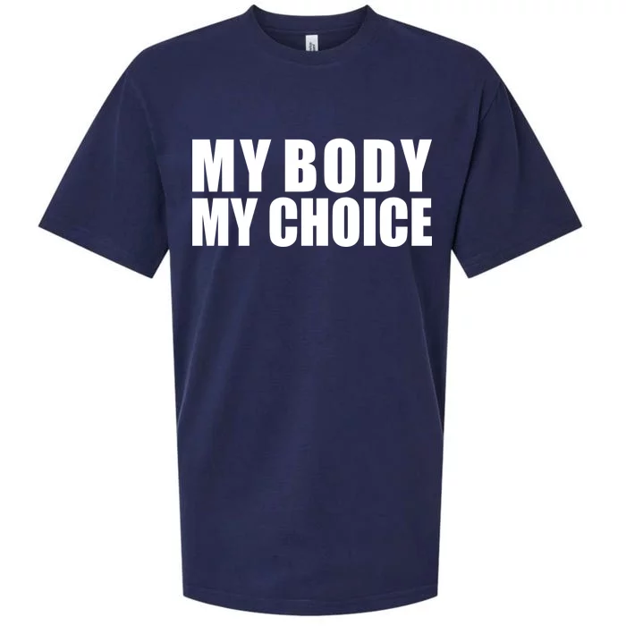 My Body My Choice Anti Donald Trump Sueded Cloud Jersey T-Shirt