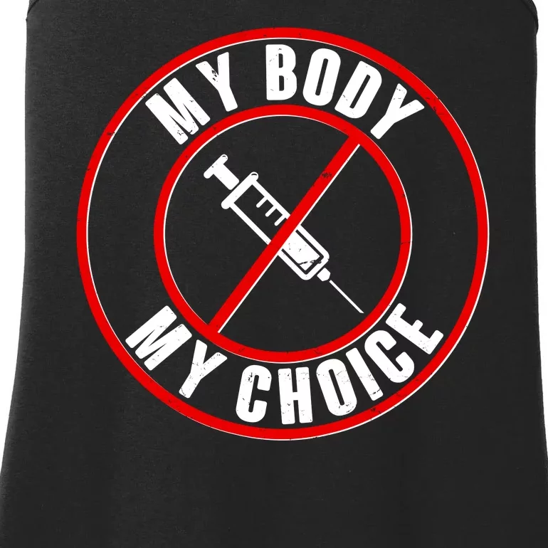 My Body My Choice Anti Vaccine Ladies Essential Tank