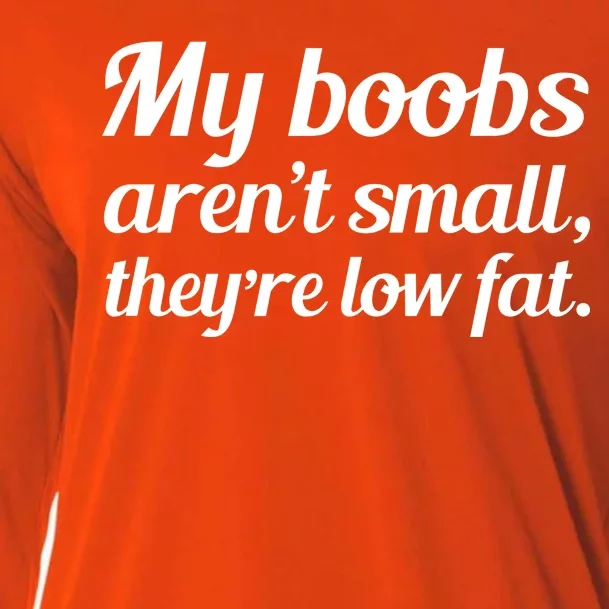 My Boobs Aren't Small They're Low Fat Cooling Performance Long Sleeve Crew