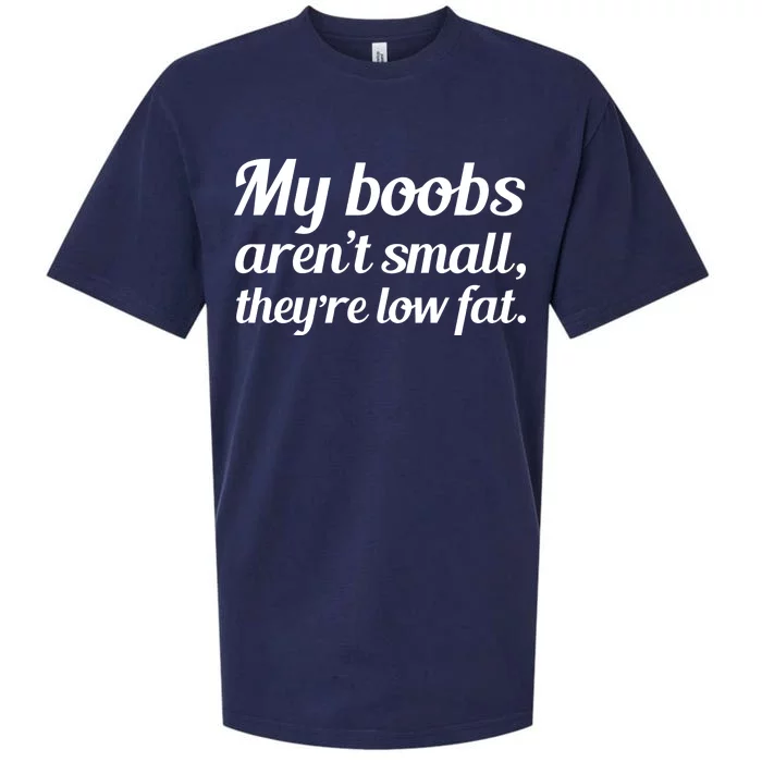 My Boobs Aren't Small They're Low Fat Sueded Cloud Jersey T-Shirt