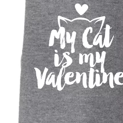 My Cat Is My Valentine Funny Cute Doggie 3-End Fleece Hoodie