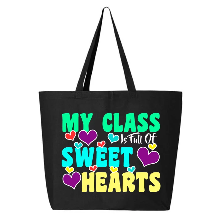 My Class Is Full Of Sweet Hearts 25L Jumbo Tote