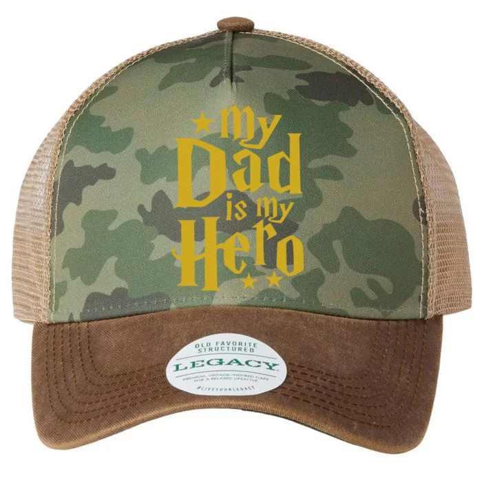 My Dad Is My Hero Legacy Tie Dye Trucker Hat