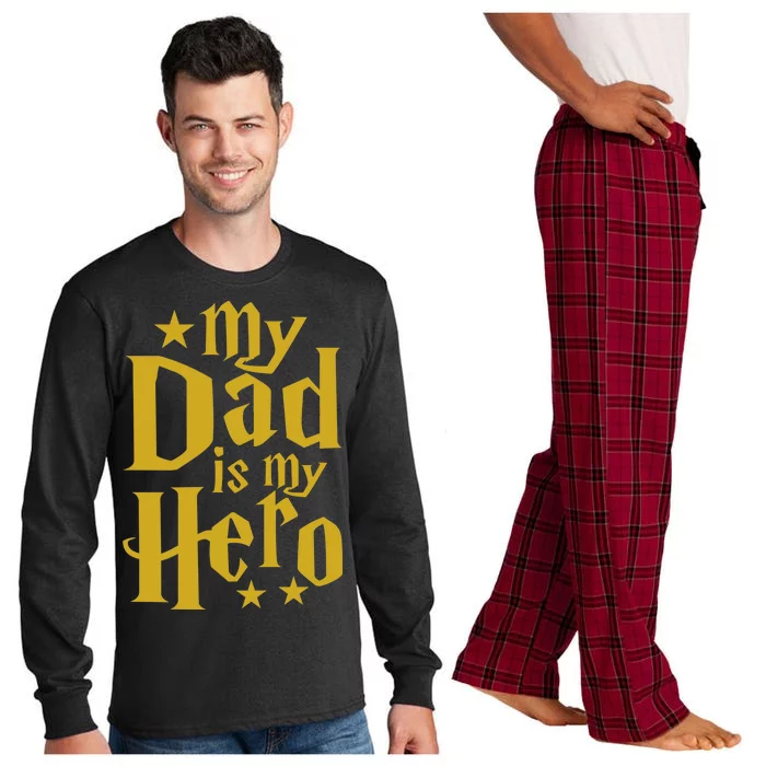 My Dad Is My Hero Long Sleeve Pajama Set