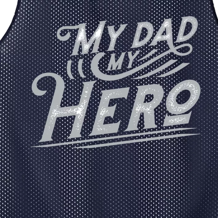 My Dad My Hero Mesh Reversible Basketball Jersey Tank