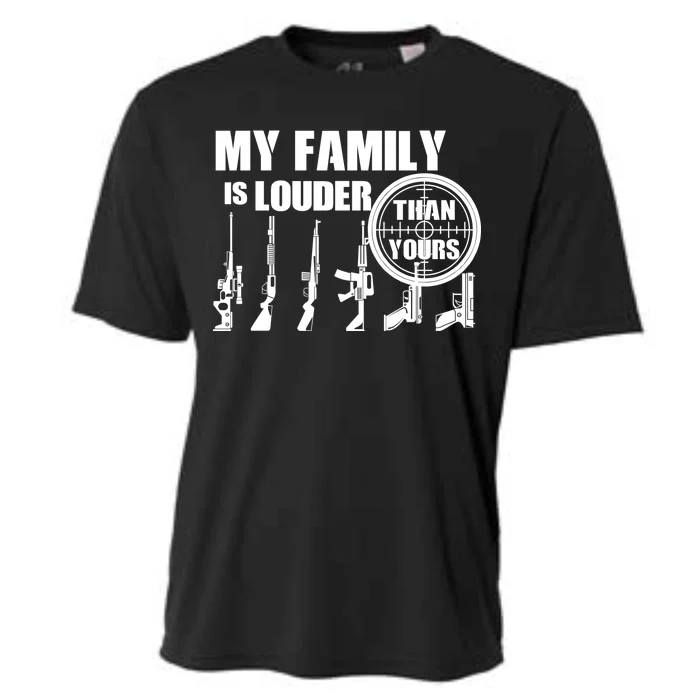 My Family Is Louder Than Yours Cooling Performance Crew T-Shirt