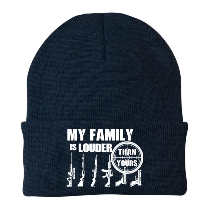 My Family Is Louder Than Yours Knit Cap Winter Beanie