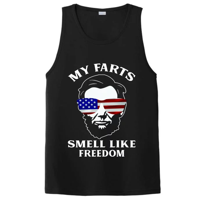 My Farts Smell Like Freedom Abraham Lincoln Performance Tank