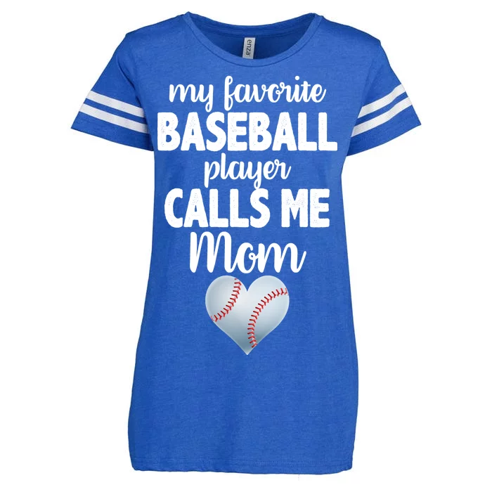 My Favorite Baseball Player Calls Me Mom Enza Ladies Jersey Football T-Shirt