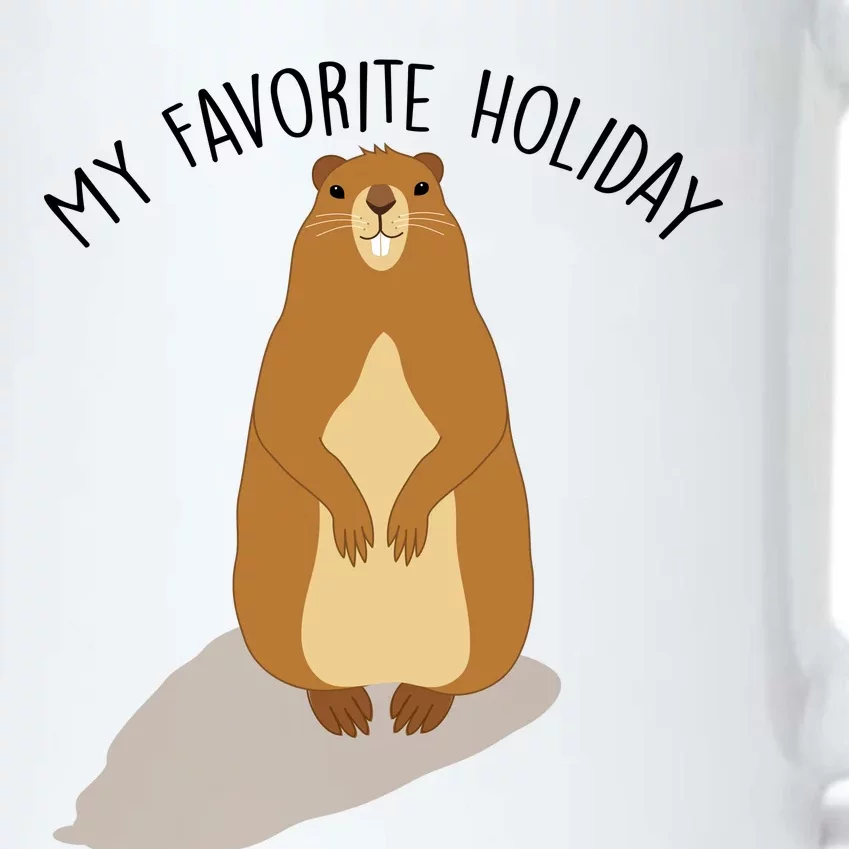 My Favorite Holiday Groundhog Day Black Color Changing Mug