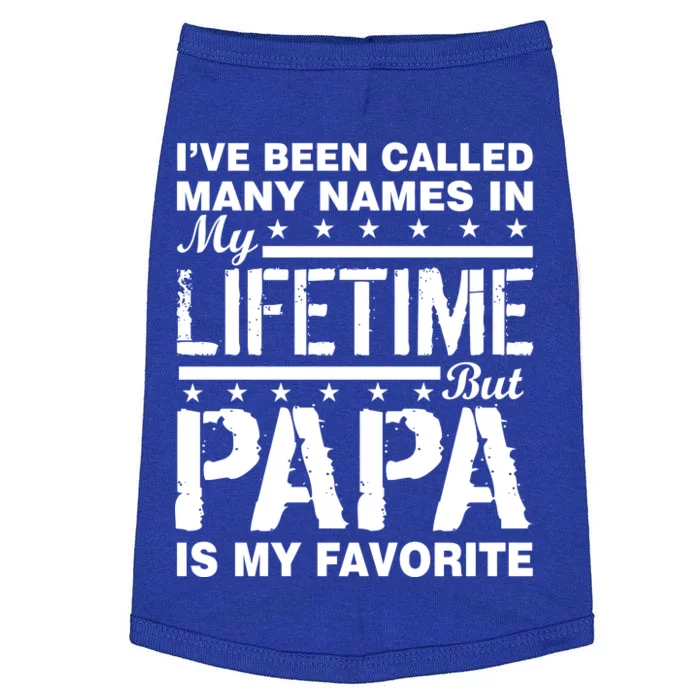 My Favorite Name Is Papa Doggie Tank