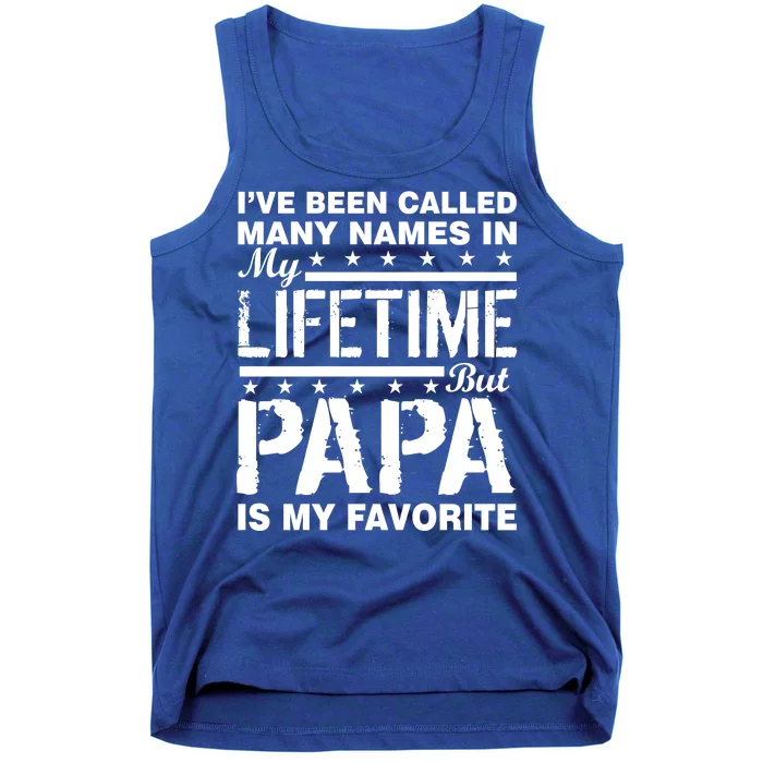 My Favorite Name Is Papa Tank Top