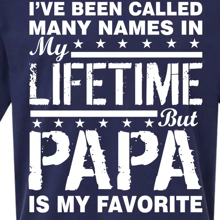 My Favorite Name Is Papa Sueded Cloud Jersey T-Shirt