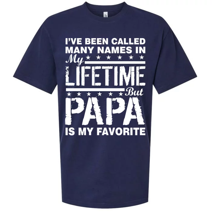 My Favorite Name Is Papa Sueded Cloud Jersey T-Shirt