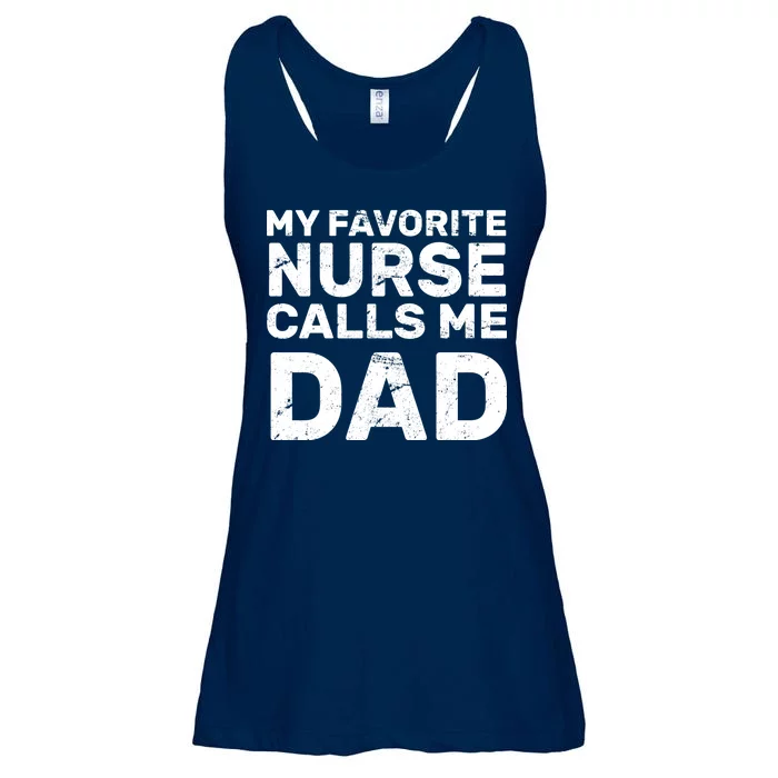 My Favorite Nurse Call Me Dad Ladies Essential Flowy Tank