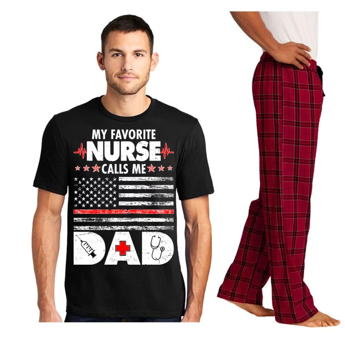 My Favorite Nurse Calls Me Dad Support Frontline Pajama Set