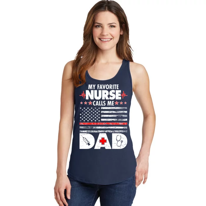 My Favorite Nurse Calls Me Dad Support Frontline Ladies Essential Tank