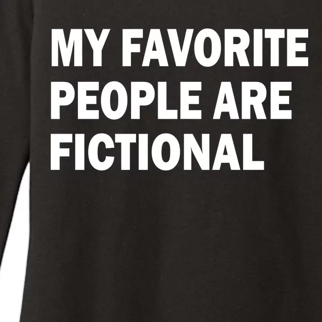 My Favorite People Are Fictional Womens CVC Long Sleeve Shirt