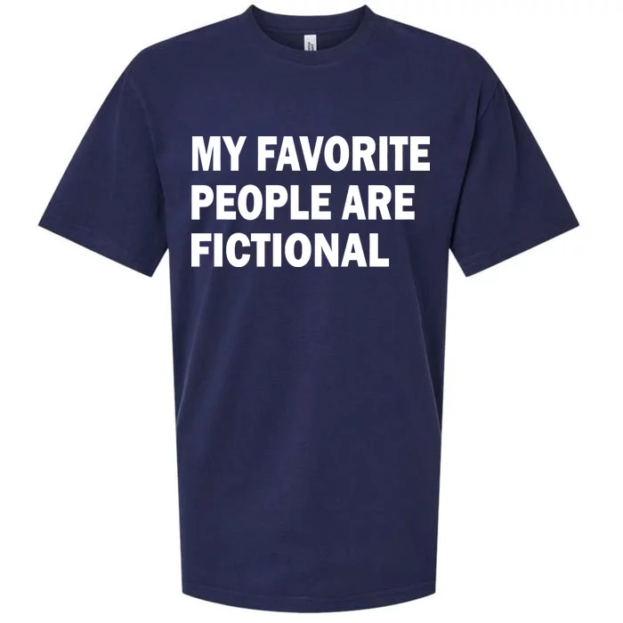 My Favorite People Are Fictional Sueded Cloud Jersey T-Shirt