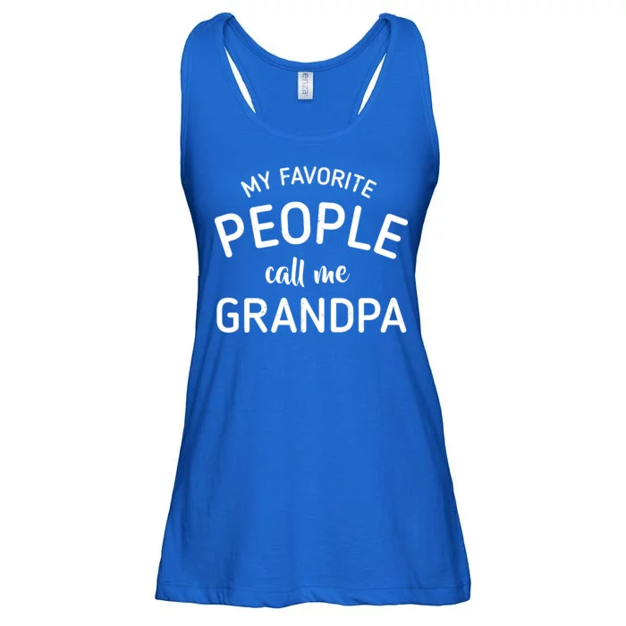 My Favorite People Call Me Grandpa Funny Ladies Essential Flowy Tank