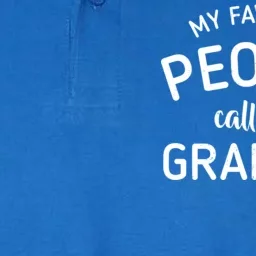 My Favorite People Call Me Grandpa Funny Softstyle Adult Sport Polo