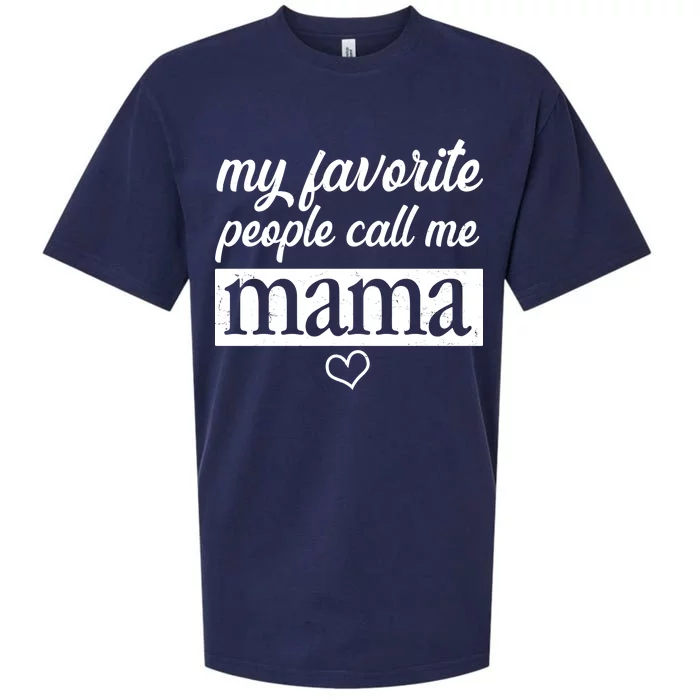 My Favorite People Call Me Mama Sueded Cloud Jersey T-Shirt