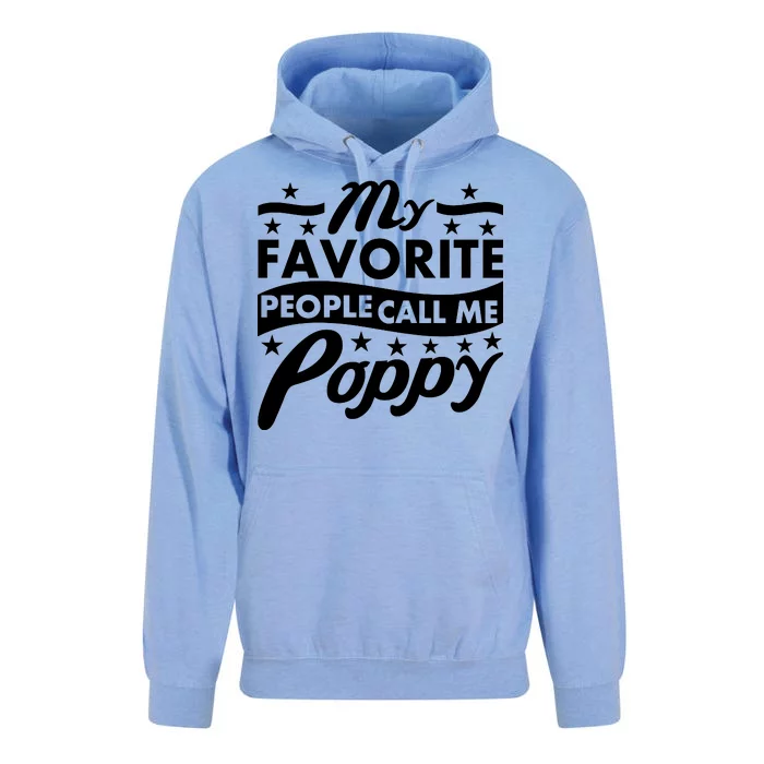 My Favorite People Call Me Poppy Unisex Surf Hoodie