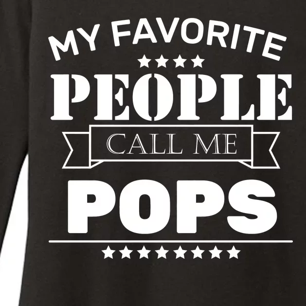 My Favorite People Call Me Pops Womens CVC Long Sleeve Shirt