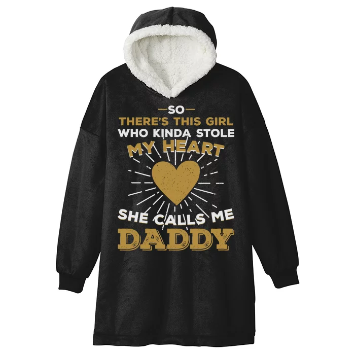 My Favorite Person Calls Me Daddy Hooded Wearable Blanket