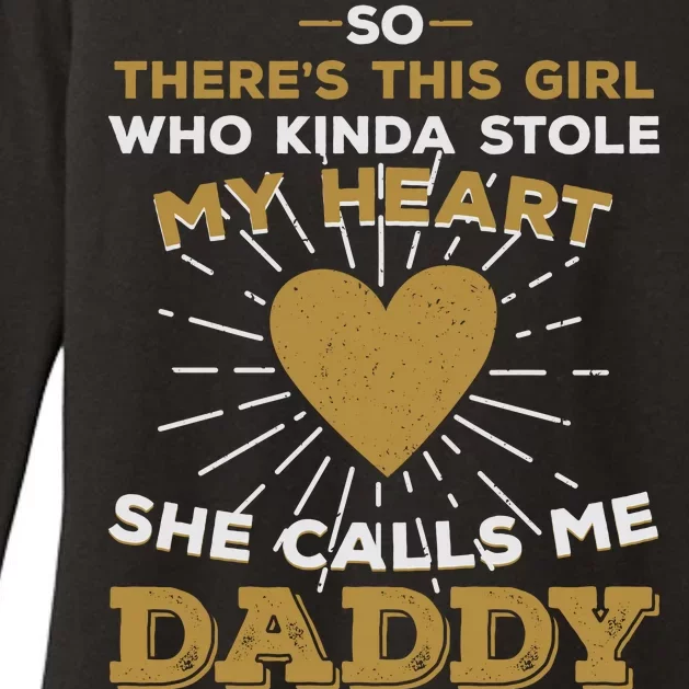 My Favorite Person Calls Me Daddy Womens CVC Long Sleeve Shirt