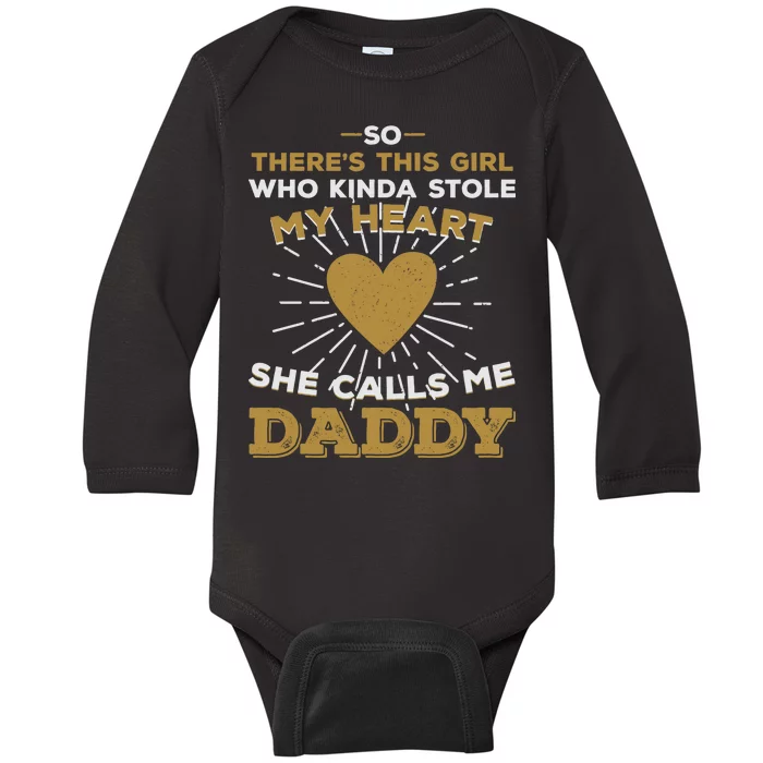 My Favorite Person Calls Me Daddy Baby Long Sleeve Bodysuit