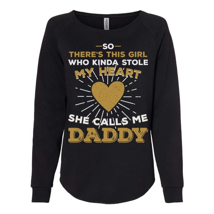 My Favorite Person Calls Me Daddy Womens California Wash Sweatshirt