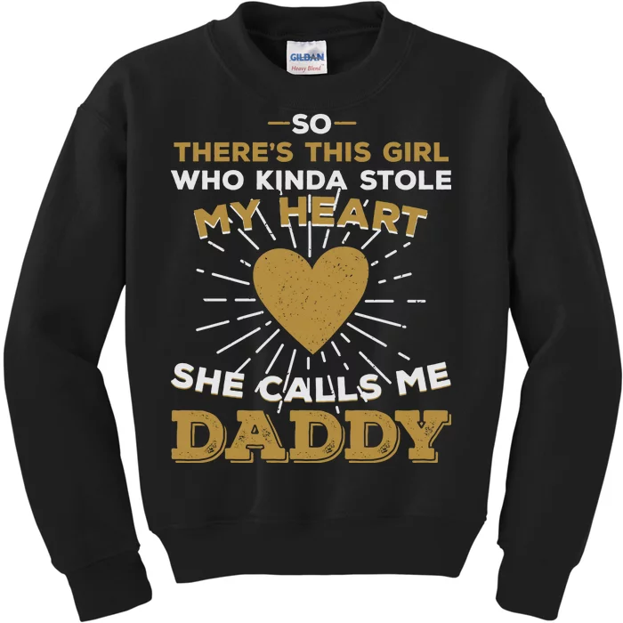 My Favorite Person Calls Me Daddy Kids Sweatshirt