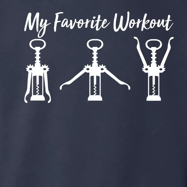 My Favorite Workout Wine Lover Toddler Hoodie