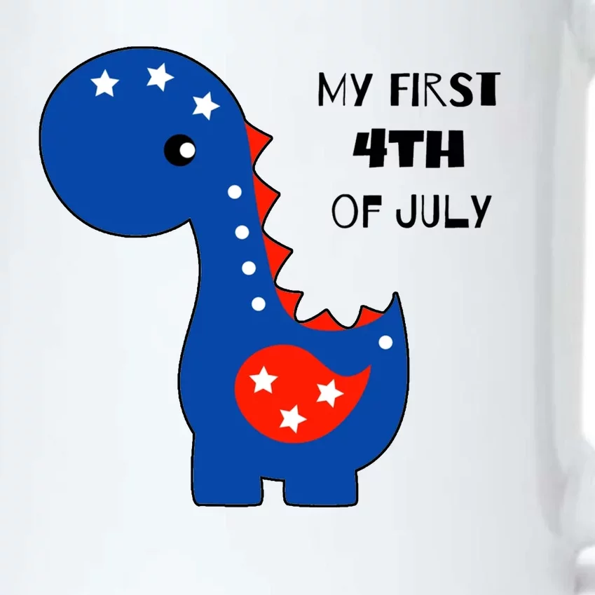 My First 4th of July Cute Dinosaur Black Color Changing Mug