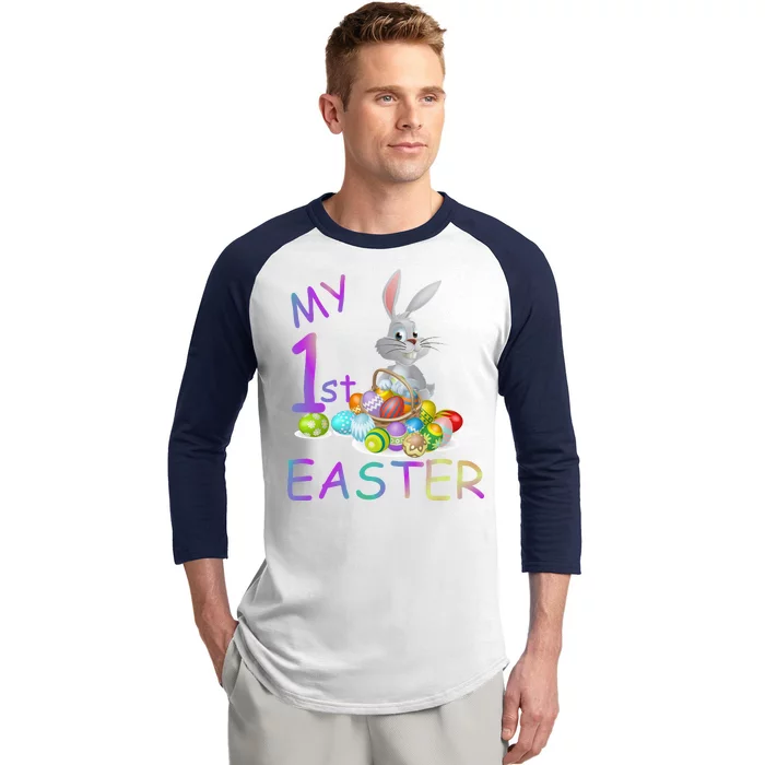 My First Easter Baseball Sleeve Shirt