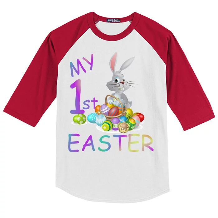 My First Easter Kids Colorblock Raglan Jersey